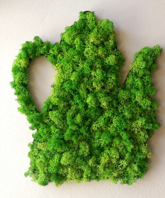 Ceainic - Decorațiune din licheni naturali
